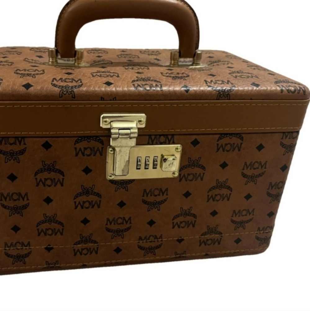 Vintage Rare MCM travel vanity jewelry cae lock trunk - Picture 8 of 8